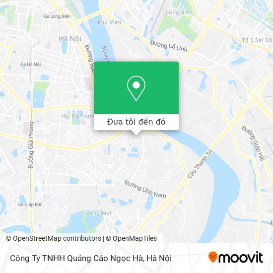 Bản đồ Công Ty TNHH Quảng Cáo Ngọc Hà