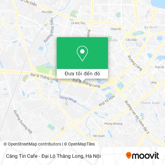 Bản đồ Căng Tin Cafe - Đại Lộ Thăng Long