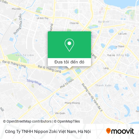 Bản đồ Công Ty TNHH Nippon Zoki Việt Nam