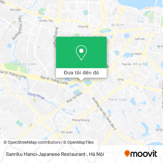 Bản đồ Sanriku Hanoi-Japanese Restaurant-