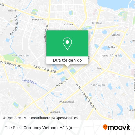 Bản đồ The Pizza Company Vietnam