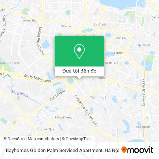 Bản đồ Bayhomes Golden Palm Serviced Apartment