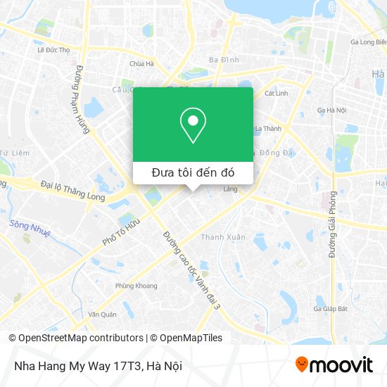 Bản đồ Nha Hang My Way 17T3