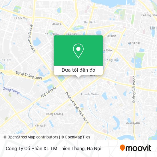 Bản đồ Công Ty Cổ Phần XL TM Thiên Thăng