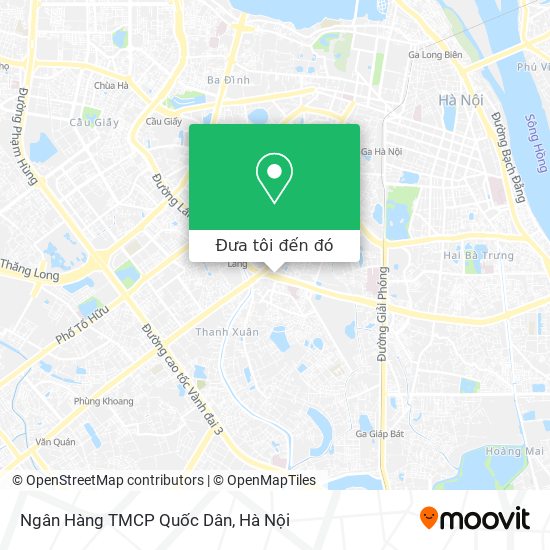 Bản đồ Ngân Hàng TMCP Quốc Dân