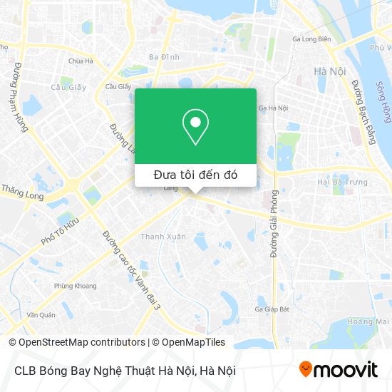 Bản đồ CLB Bóng Bay Nghệ Thuật Hà Nội