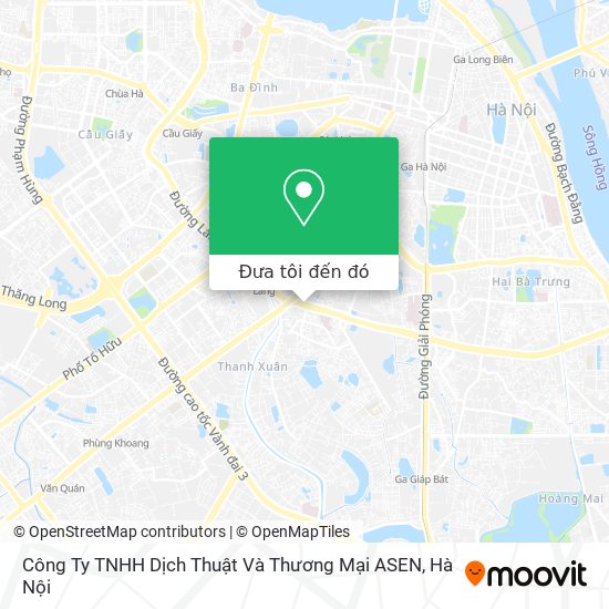 Bản đồ Công Ty TNHH Dịch Thuật Và Thương Mại ASEN