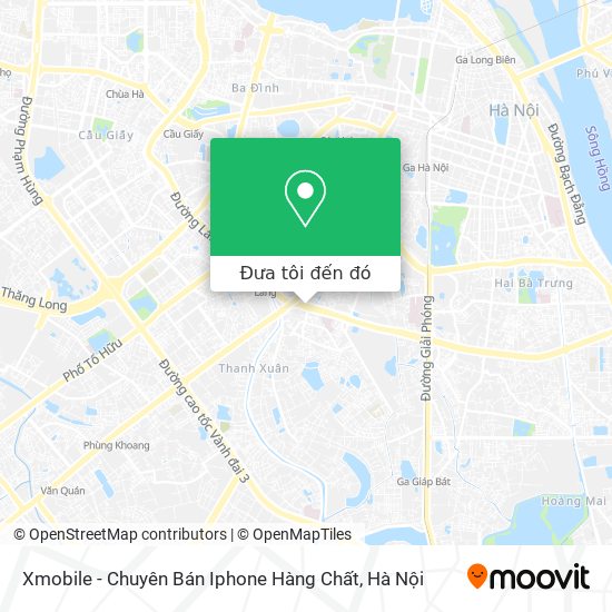 Bản đồ Xmobile - Chuyên Bán Iphone Hàng Chất