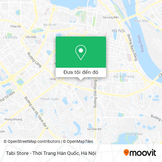 Bản đồ Tabi Store - Thời Trang Hàn Quốc