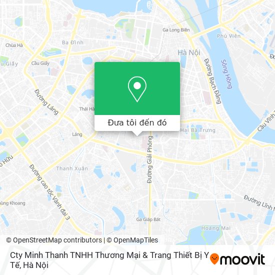 Bản đồ Cty Minh Thanh TNHH Thương Mại & Trang Thiết Bị Y Tế