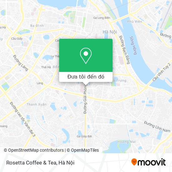 Bản đồ Rosetta Coffee & Tea