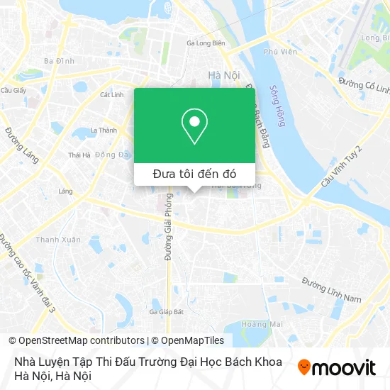 Bản đồ Nhà Luyện Tập Thi Đấu Trường Đại Học Bách Khoa Hà Nội