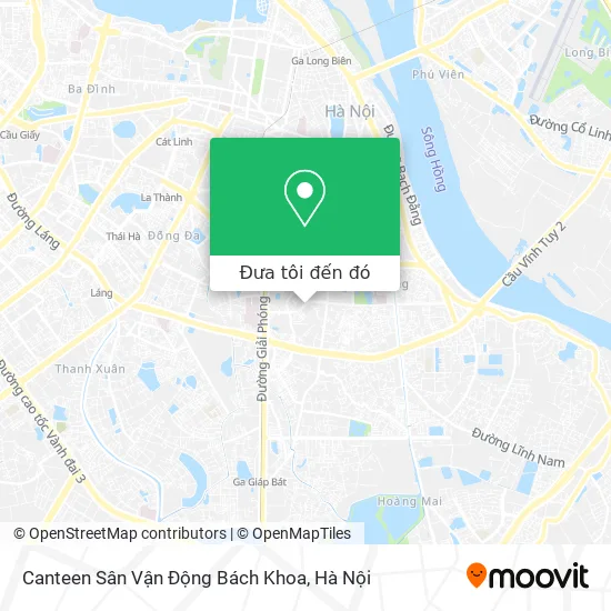 Bản đồ Canteen Sân Vận Động Bách Khoa