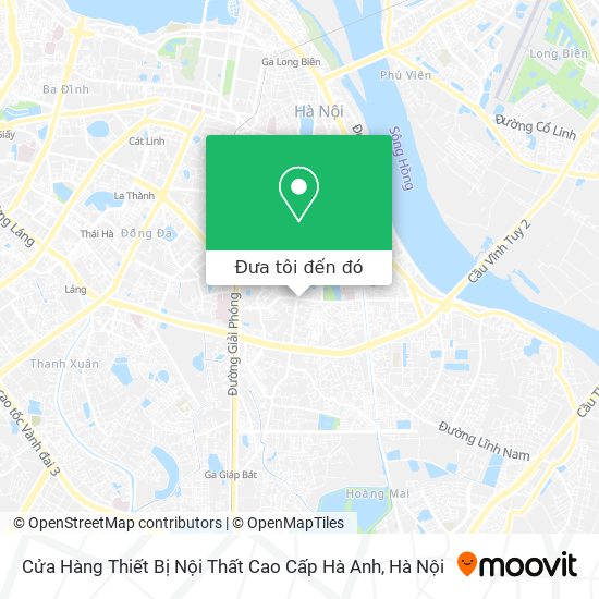 Bản đồ Cửa Hàng Thiết Bị Nội Thất Cao Cấp Hà Anh