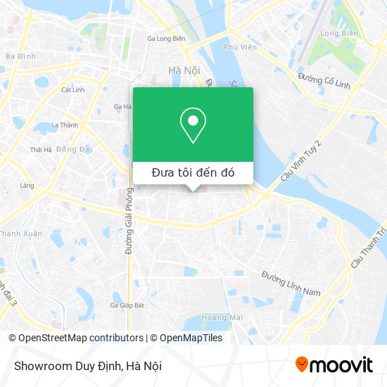 Bản đồ Showroom Duy Định