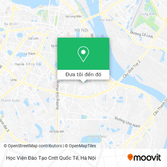 Bản đồ Học Viện Đào Tạo Cntt Quốc Tế