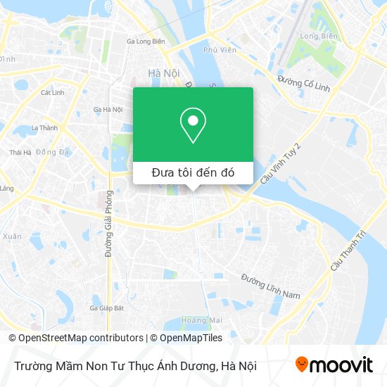 Bản đồ Trường Mầm Non Tư Thục Ánh Dương