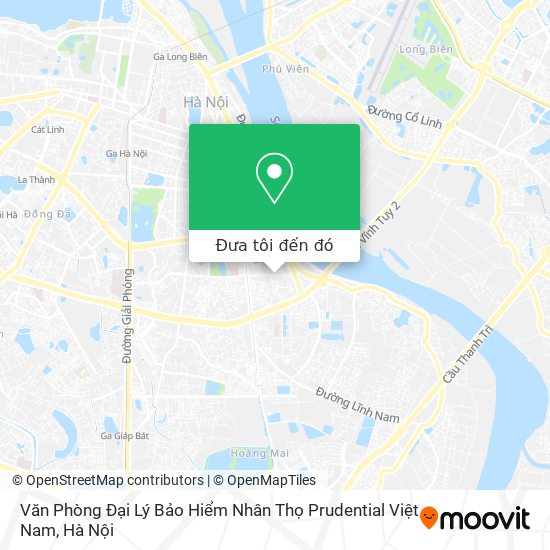 Bản đồ Văn Phòng Đại Lý Bảo Hiểm Nhân Thọ Prudential Việt Nam