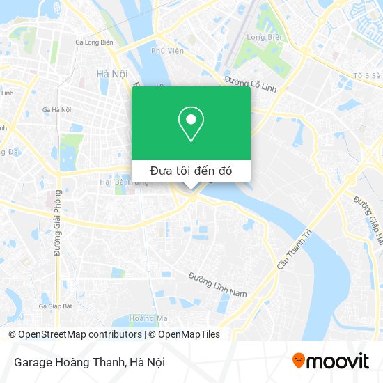 Bản đồ Garage Hoàng Thanh