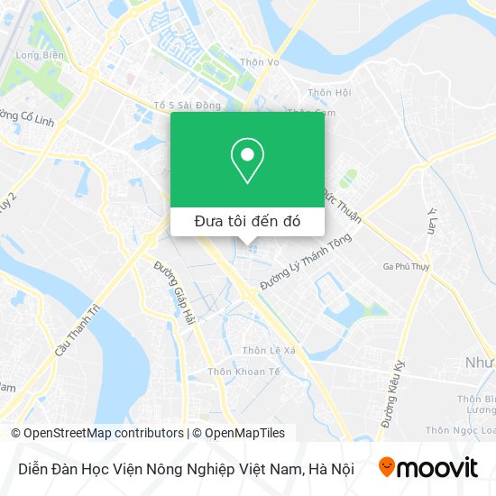 Bản đồ Diễn Đàn Học Viện Nông Nghiệp Việt Nam