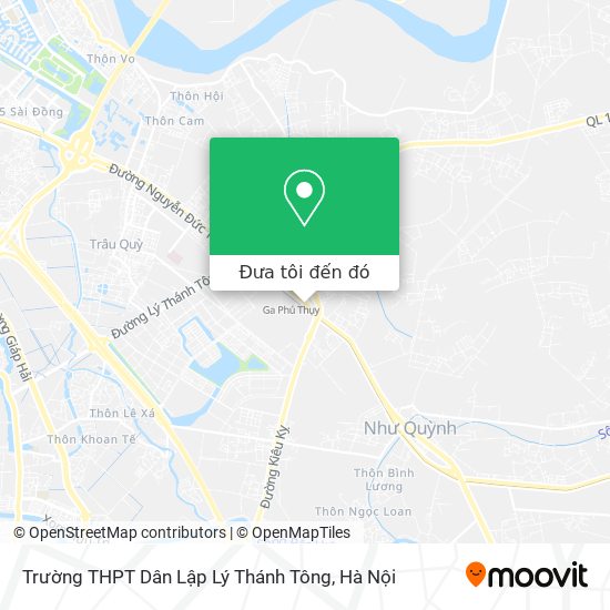 Bản đồ Trường THPT Dân Lập Lý Thánh Tông