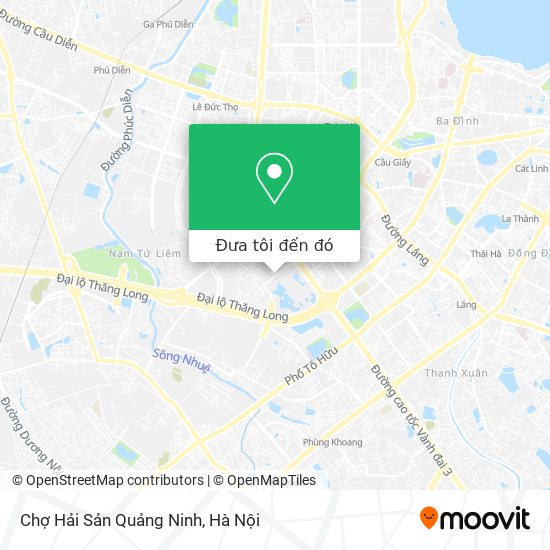 Bản đồ Chợ Hải Sản Quảng Ninh