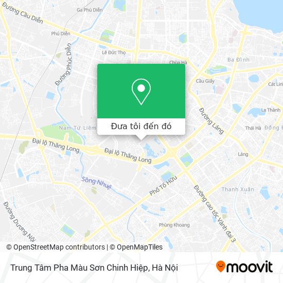 Bản đồ Trung Tâm Pha Màu Sơn Chinh Hiệp