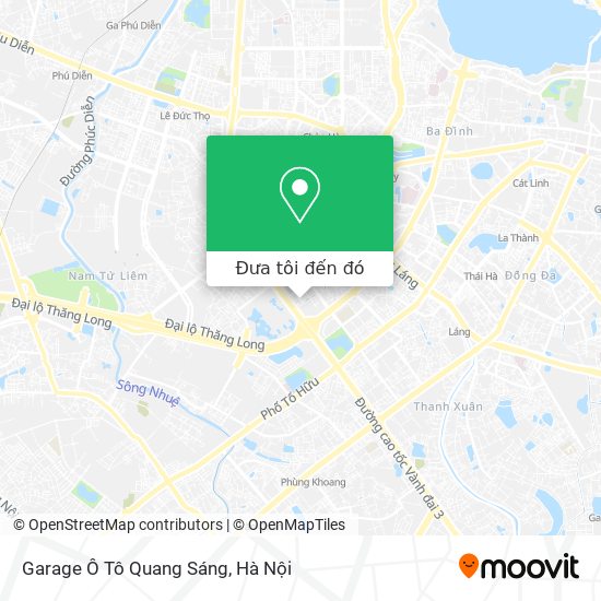 Bản đồ Garage Ô Tô Quang Sáng
