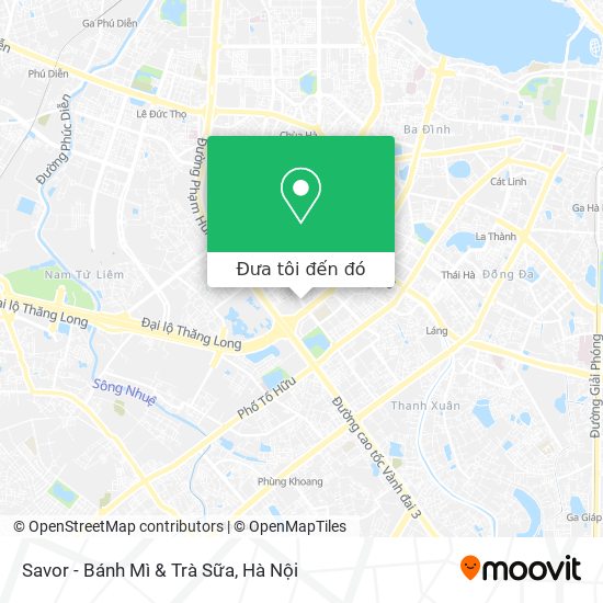 Bản đồ Savor - Bánh Mì & Trà Sữa