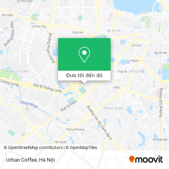 Bản đồ Urban Coffee