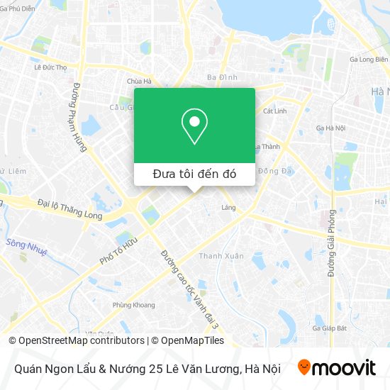 Bản đồ Quán Ngon Lẩu & Nướng 25 Lê Văn Lương