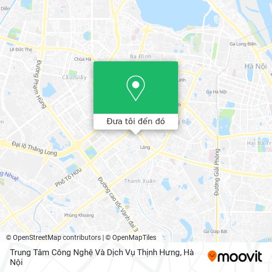 Bản đồ Trung Tâm Công Nghệ Và Dịch Vụ Thịnh Hưng