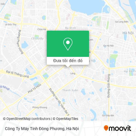 Bản đồ Công Ty Máy Tính Đông Phương