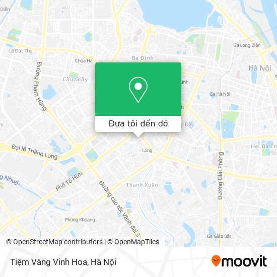 Bản đồ Tiệm Vàng Vinh Hoa