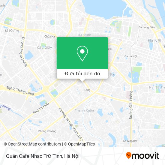 Bản đồ Quán Cafe Nhạc Trữ Tình