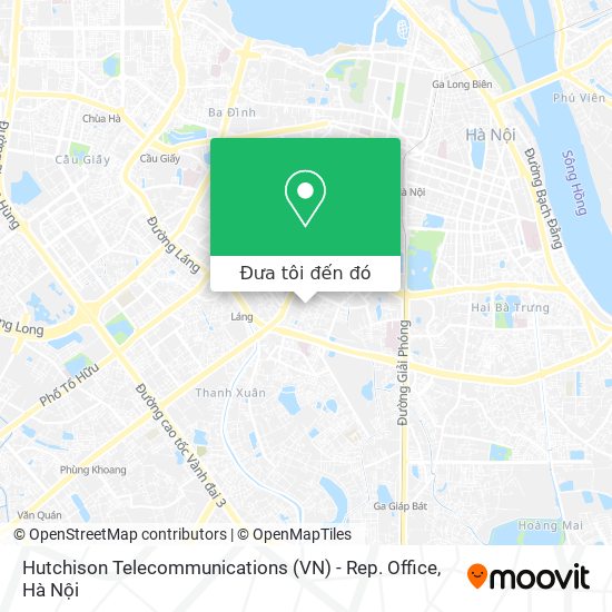 Bản đồ Hutchison Telecommunications (VN) - Rep. Office