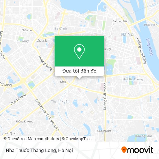 Bản đồ Nhà Thuốc Thăng Long