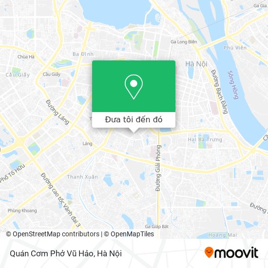 Bản đồ Quán Cơm Phở Vũ Hảo