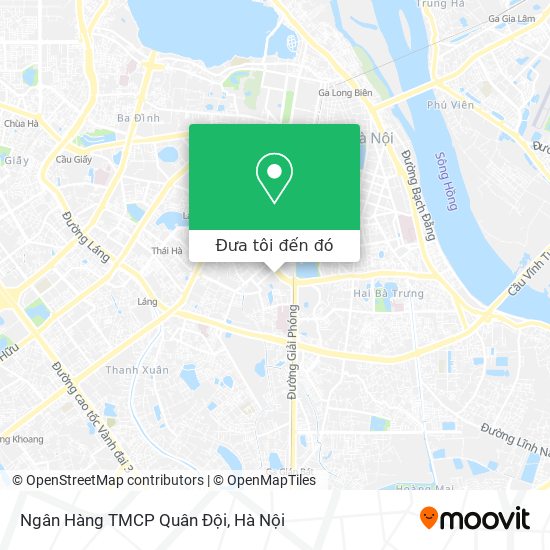 Bản đồ Ngân Hàng TMCP Quân Đội