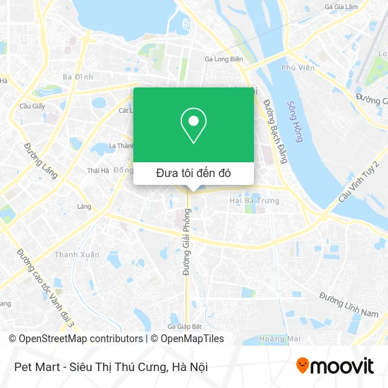 Bản đồ Pet Mart - Siêu Thị Thú Cưng
