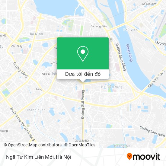Bản đồ Ngã Tư Kim Liên Mới
