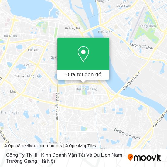 Bản đồ Công Ty TNHH Kinh Doanh Vận Tải Và Du Lịch Nam Trường Giang