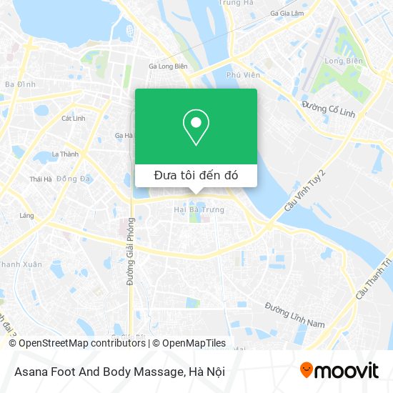 Bản đồ Asana Foot And Body Massage