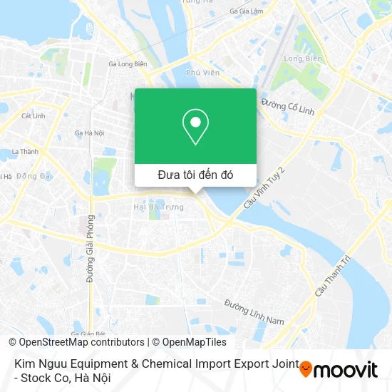 Bản đồ Kim Nguu Equipment & Chemical Import Export Joint - Stock Co