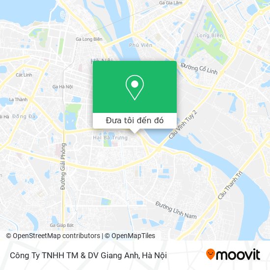 Bản đồ Công Ty TNHH TM & DV Giang Anh
