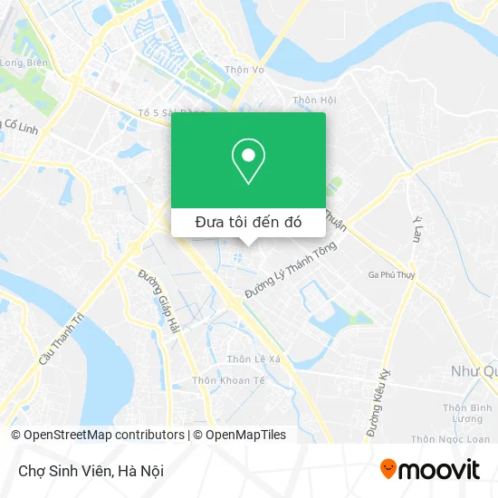 Bản đồ Chợ Sinh Viên