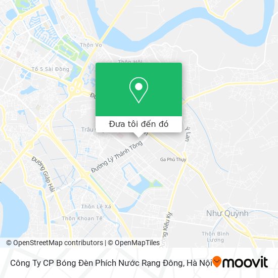 Bản đồ Công Ty CP Bóng Đèn Phích Nước Rạng Đông