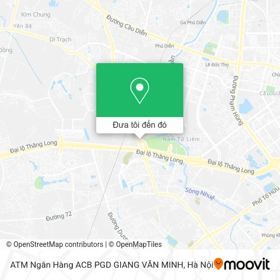 Bản đồ ATM Ngân Hàng ACB PGD GIANG VĂN MINH