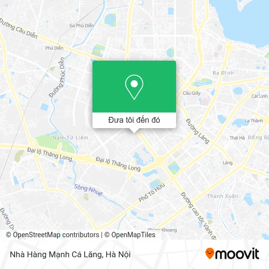 Bản đồ Nhà Hàng Mạnh Cá Lăng