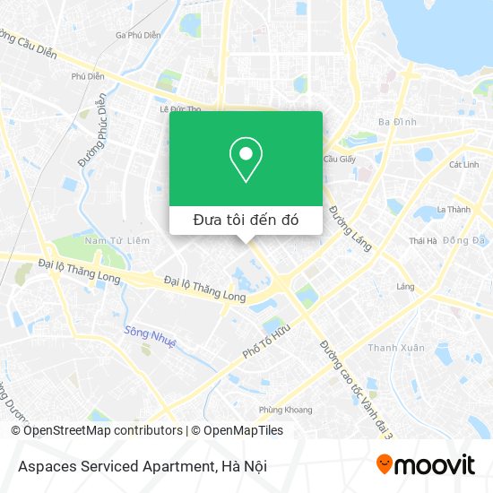 Bản đồ Aspaces Serviced Apartment